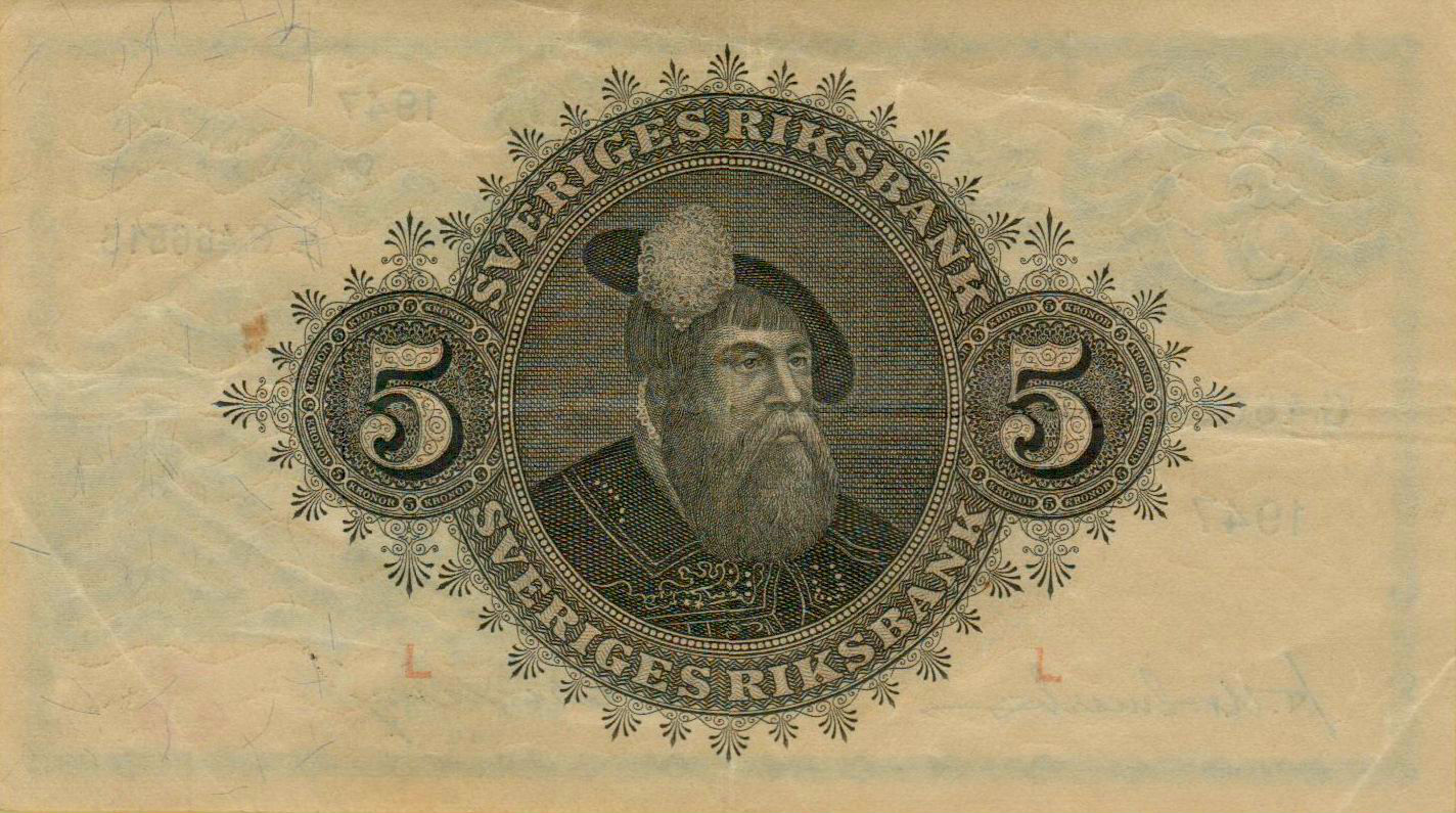 Sweden 5 1947 XF P-33/ad